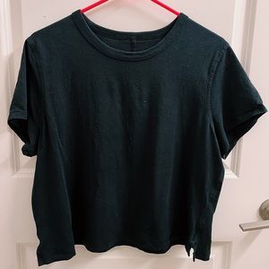NWOT Lululemon Classic Fit Cotton T-Shirt (Black)